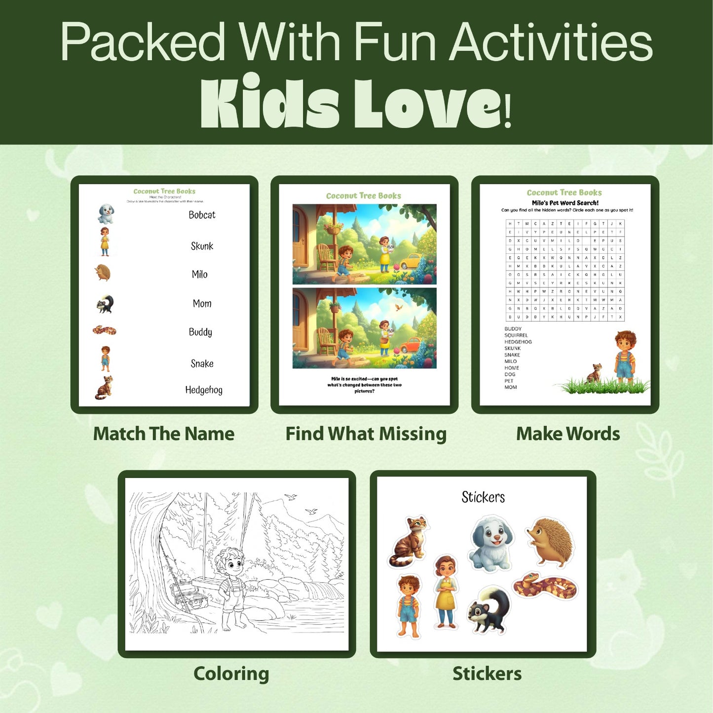 Milo’s Pet Problem - Includes FREE QR Activity Pages for Engaging Fun - Coconut Tree Books