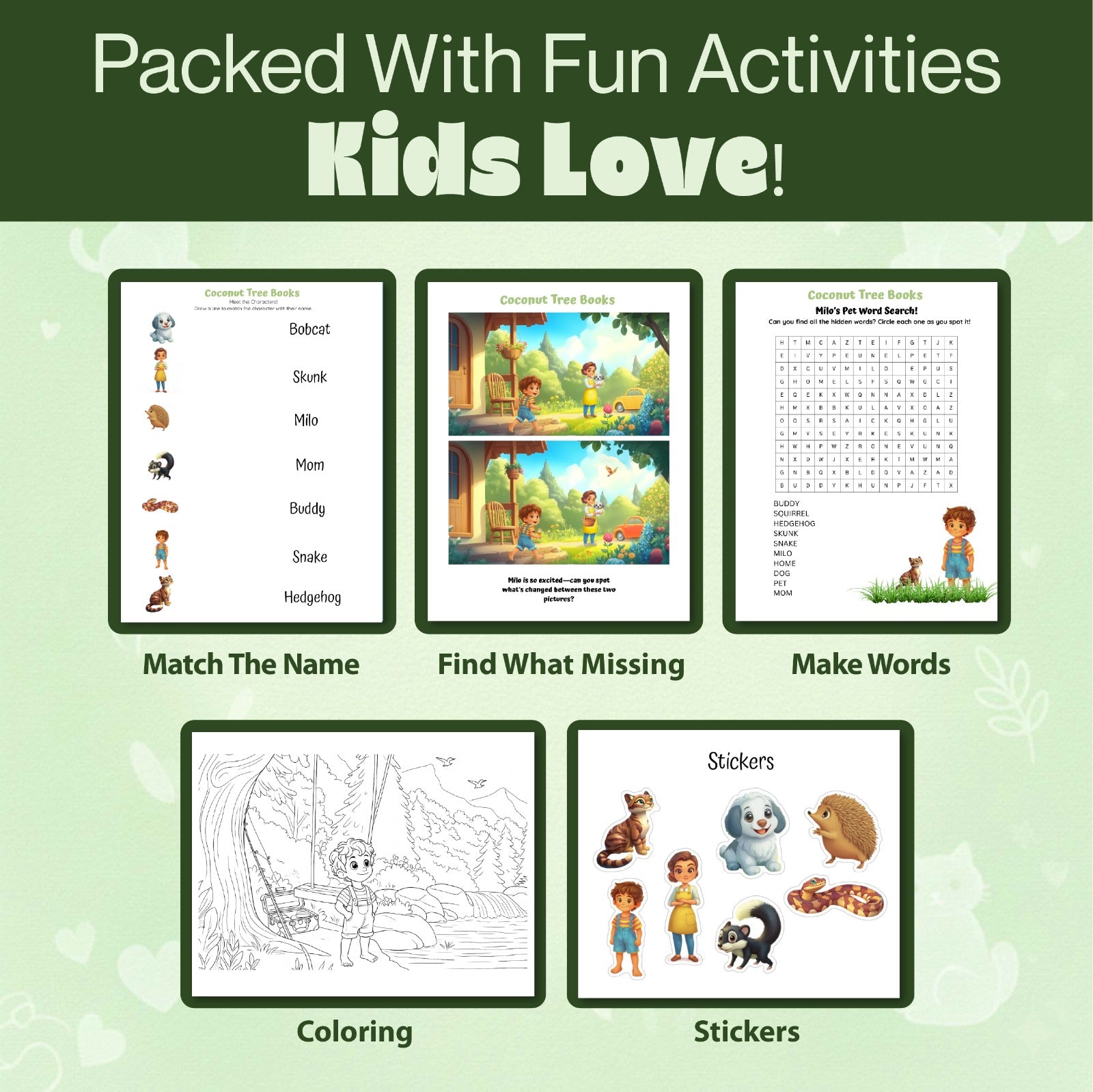 Milo’s Pet Problem - Includes FREE QR Activity Pages for Engaging Fun - Coconut Tree Books